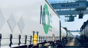 Arrival of the first train in Vienna