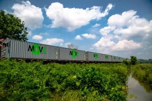 Move Intermodal company train with intermodal shipments