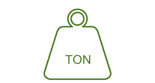 High payload up to 24 tons