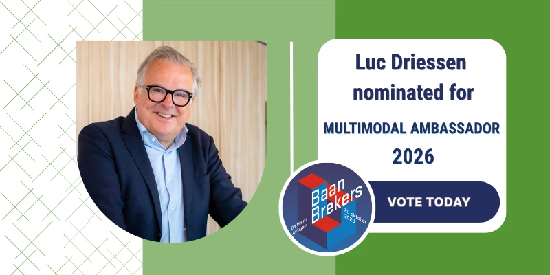 Luc Driessen nominated for Multimodal Ambassador 2026